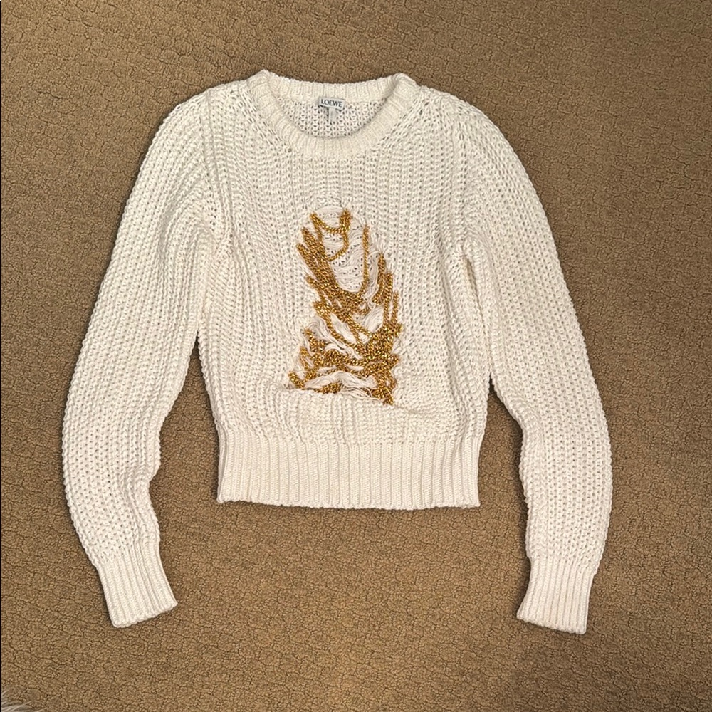 Loewe White Sweater